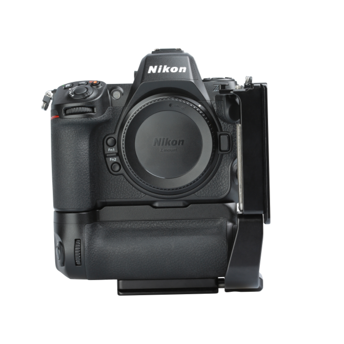 PLN12X Arca L-Bracket for Nikon Z8 with MB-N12 Grip | ProMediaGear