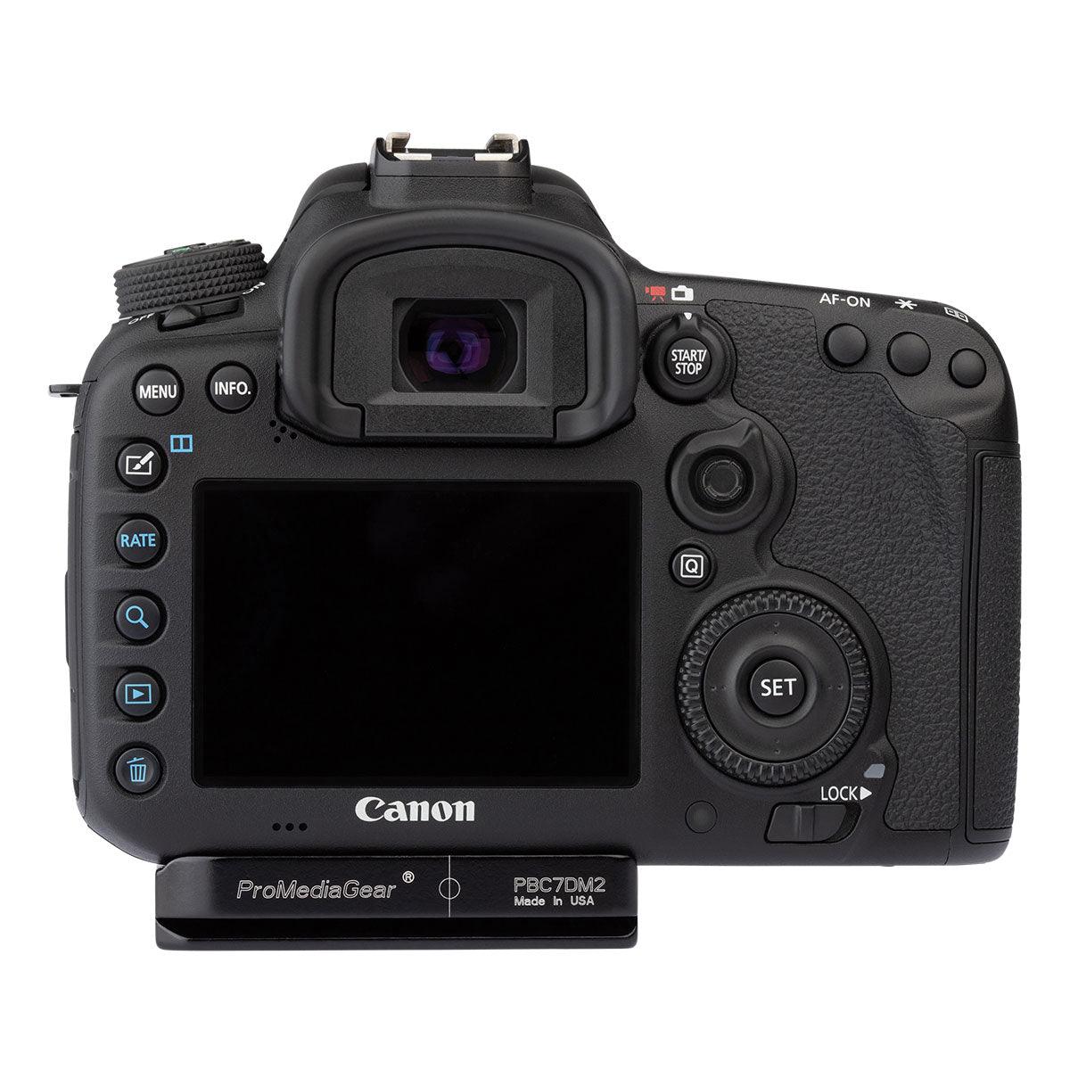 PBC7DM2 on Canon 7D Mark II rear view