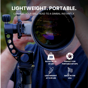 GT2 Tomahawk - Add on Gimbal attachment for Ball Heads