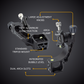 GT2 Tomahawk - Add on Gimbal attachment for Ball Heads