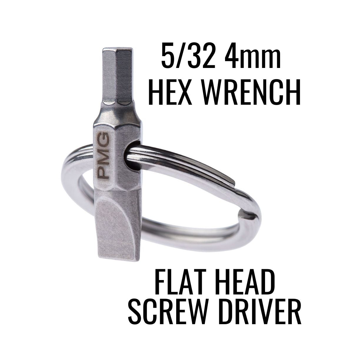 5/32 4mm hex wrench and flat head screw driver