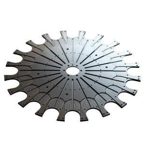 HAAS CAT40/20 Carousel Plate, 20 pocket 40T Solid Aluminum, Black Anodized Made IN USA