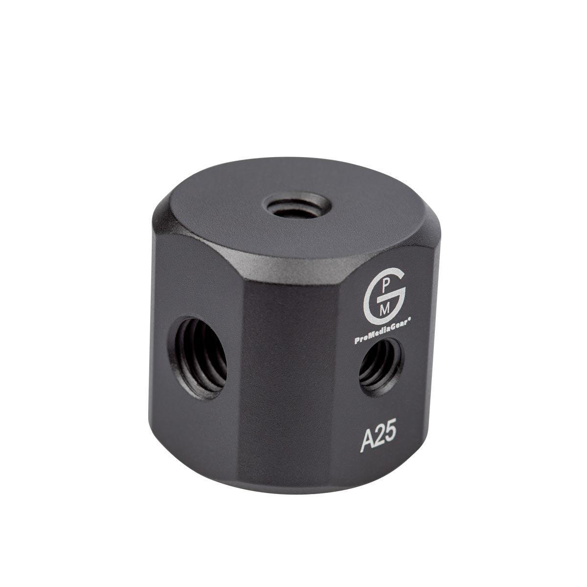 Threaded Connector Cube A25 Female to Male 1/4