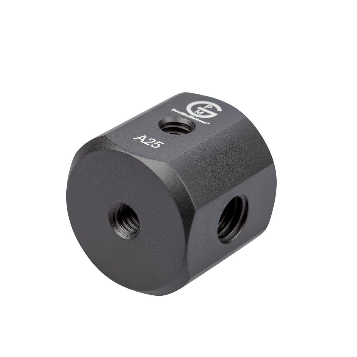Threaded Connector Cube A25 Female to Male 1/4