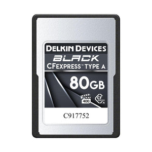 Delkin Devices 80GB BLACK CFexpress Type A Memory Card