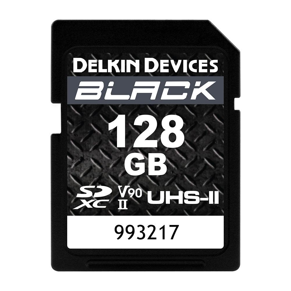 Delkin Devices 128GB BLACK UHS-II SDXC Memory Card – ProMediaGear