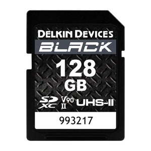 Delkin Devices 128GB BLACK UHS-II SDXC Memory Card