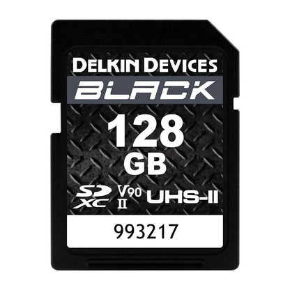 Delkin Devices 128GB BLACK UHS-II SDXC Memory Card