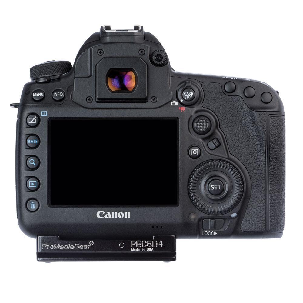 Canon 5D Mark IV with Bracket plate Back View