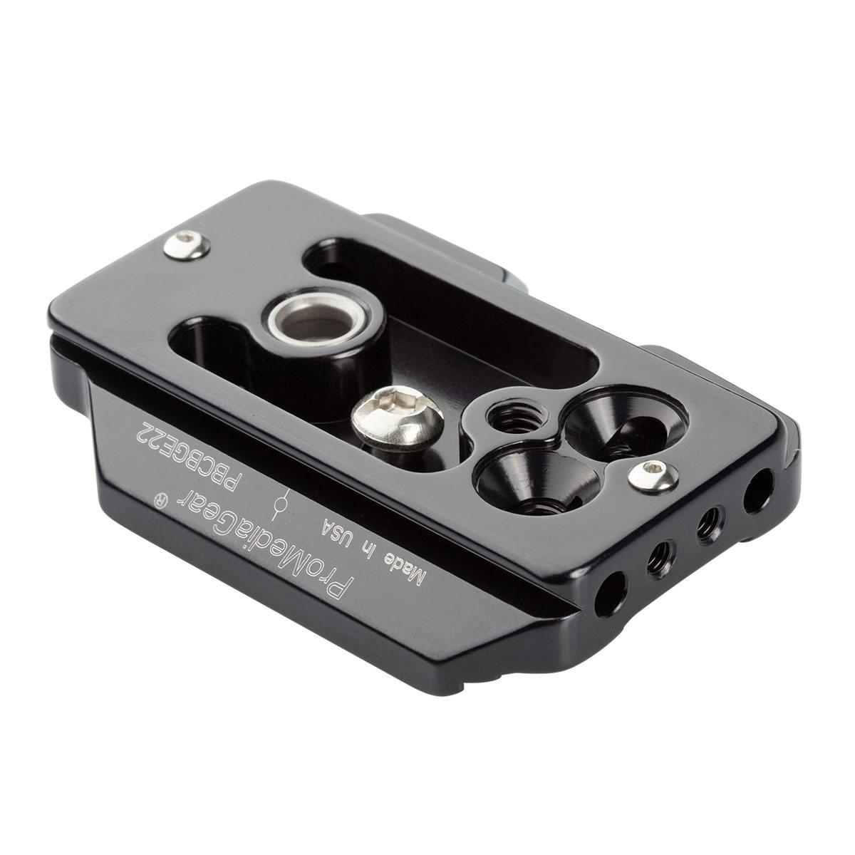 PBCBGE22r56 Arca-Plate for Canon R5/R6 with BG-E22 Grip | ProMediaGear