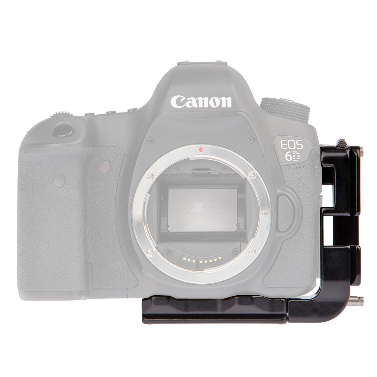 PLC6Dx L-Bracket, Canon 6D, Arca-Swiss Type (L-Plate) – ProMediaGear