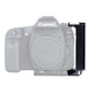PLC70D Arca-Swiss L-Bracket for Canon 90D | 80D | 70D
