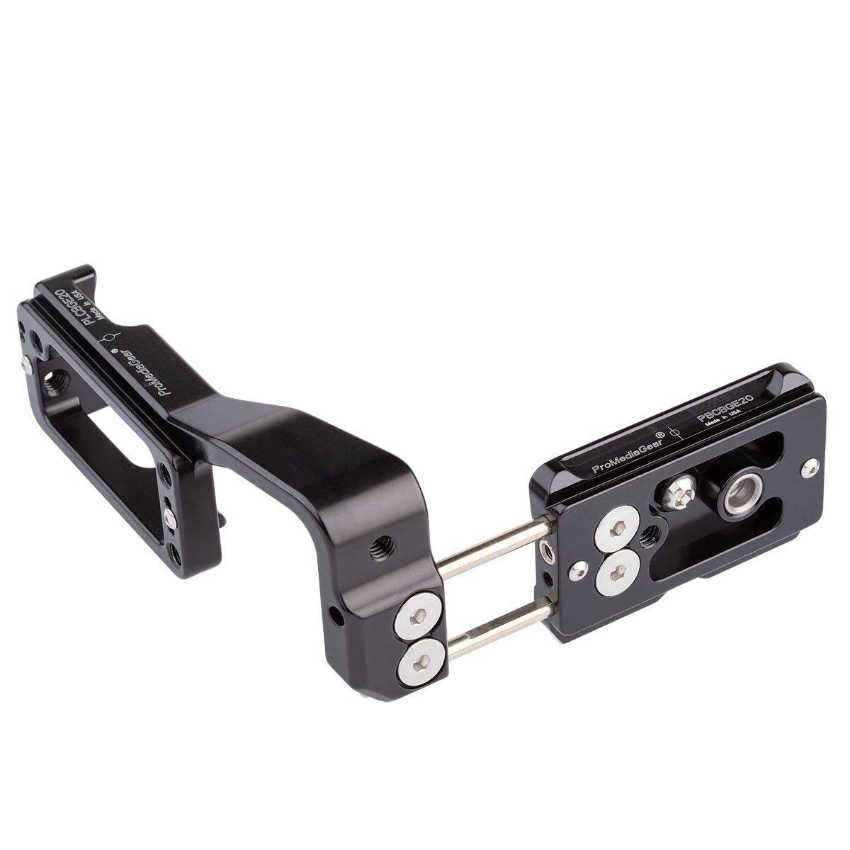 PLCBGE20 Arca L-Bracket for Canon 5D IV w/ BG-E20 Grip | ProMediaGear