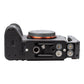 Bottom view of base plate. Features 1/4-20"  threads for accessory and SS2/QD port system