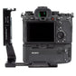 PLSX4T Arca-Swiss L-Bracket for Sony A1 and A7 IV with VG-C4EM & VG-C5EM Grip