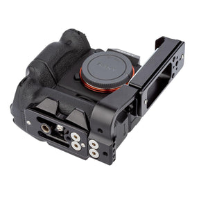 PLSX4T Arca-Swiss L-Bracket for Sony A1 and A7 IV with VG-C4EM & VG-C5EM Grip
