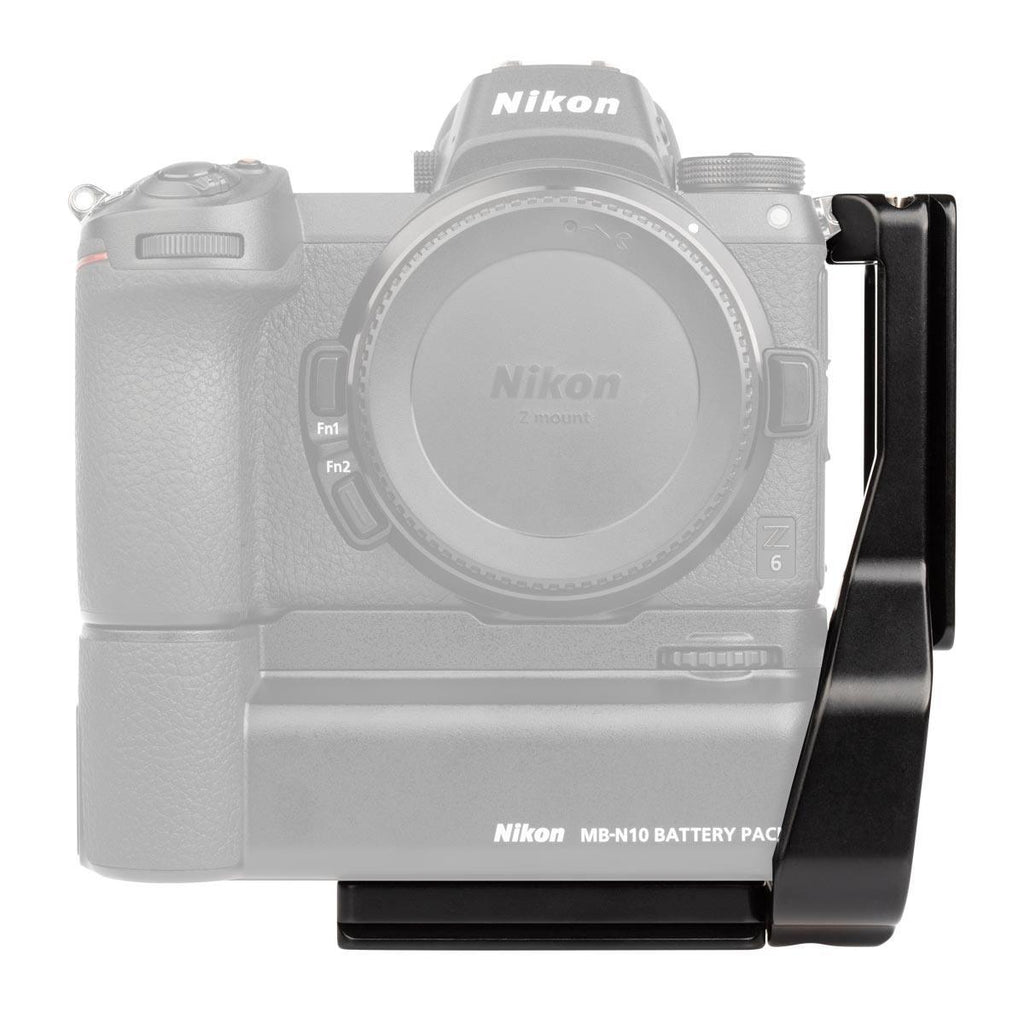 ProMediaGear PLNMBN10 L-Bracket for Nikon Z6 and Z7 with the MB-N10 Battery Grip