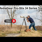 TR344L Carbon Fiber Tripod | 4 sections 71" height