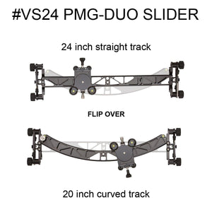 PMG-DUO Dual-Track Straight and Curved Video Slider