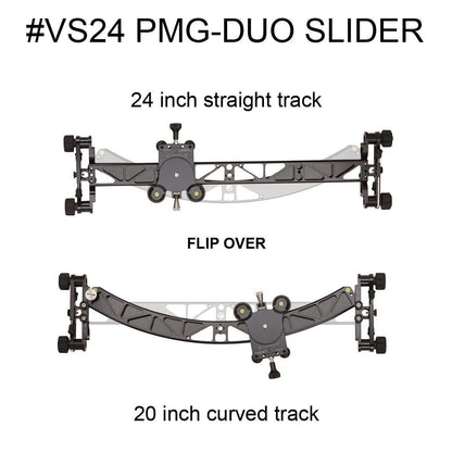 PMG-DUO Dual-Track Straight and Curved Video Slider