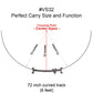 VS32 DUO Dual Track Video Slider 32" Straight & 72" Curved with Carrying Case