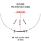 VS368 DUO Dual Track Video Slider 36" Straight & 8 ft Curve Track